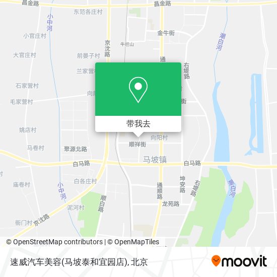 速威汽车美容(马坡泰和宜园店)地图
