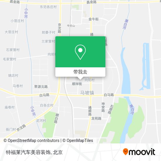 特福莱汽车美容装饰地图