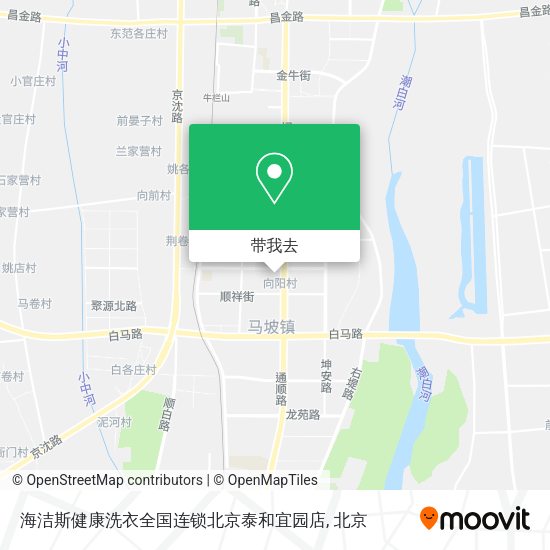 海洁斯健康洗衣全国连锁北京泰和宜园店地图