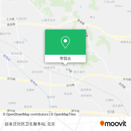 赵各庄社区卫生服务站地图