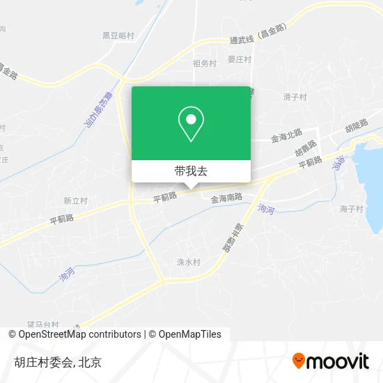 胡庄村委会地图