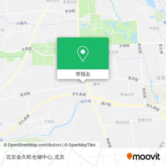 北京金久旺仓储中心地图