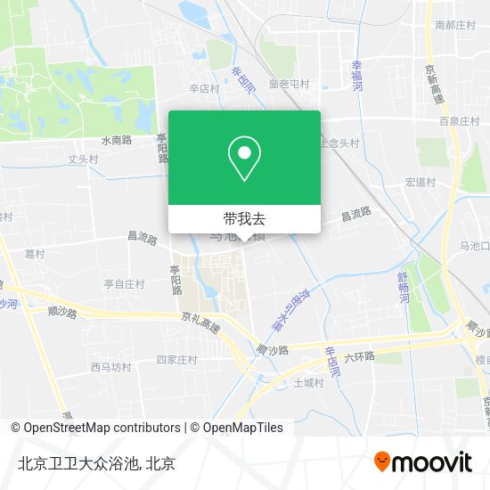 北京卫卫大众浴池地图