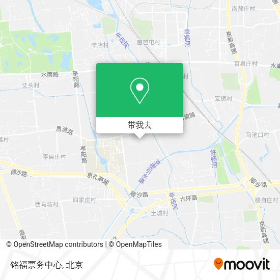 铭福票务中心地图