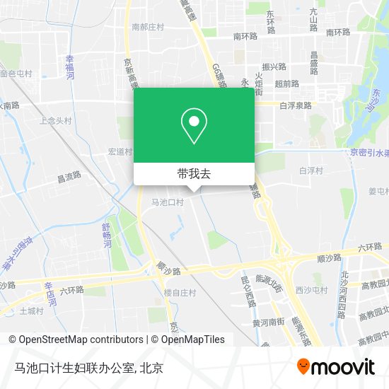 马池口计生妇联办公室地图