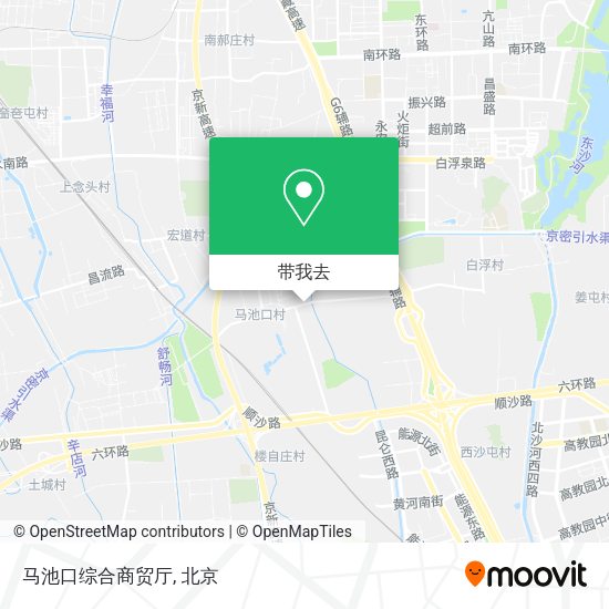 马池口综合商贸厅地图