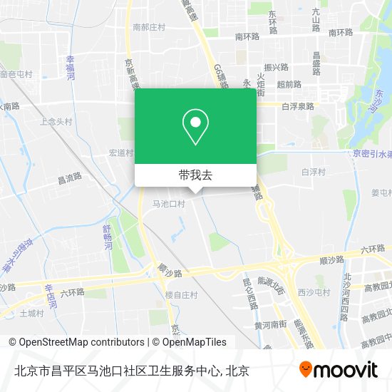北京市昌平区马池口社区卫生服务中心地图