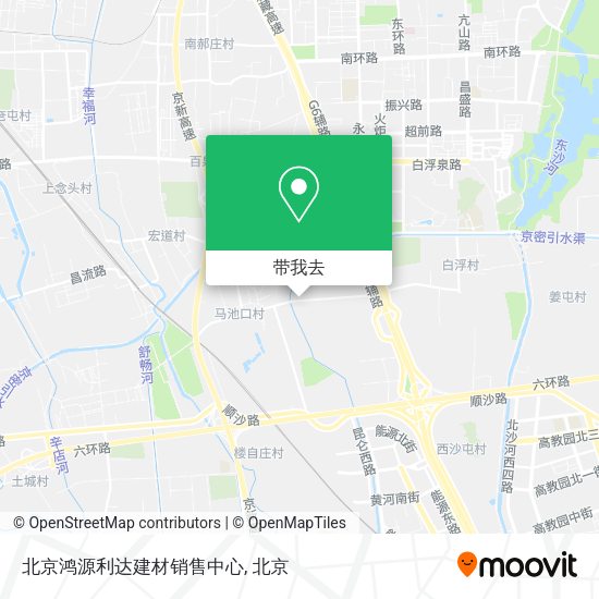 北京鸿源利达建材销售中心地图