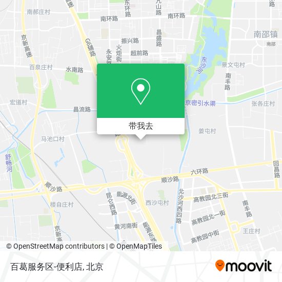 百葛服务区-便利店地图
