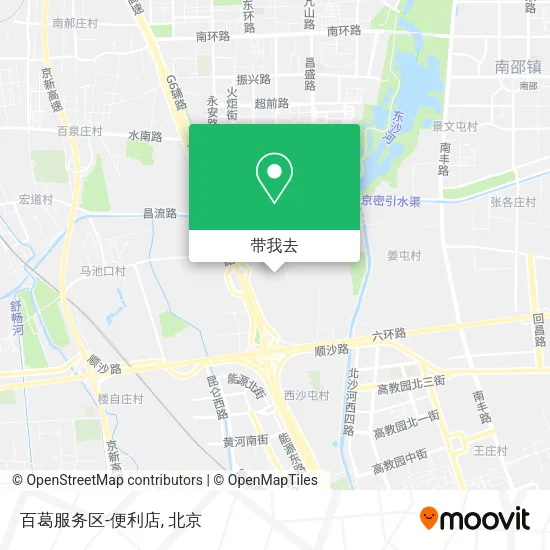 百葛服务区-便利店地图