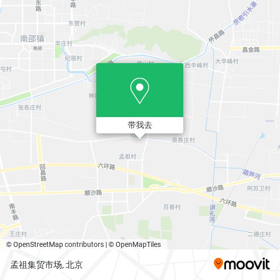 孟祖集贸市场地图