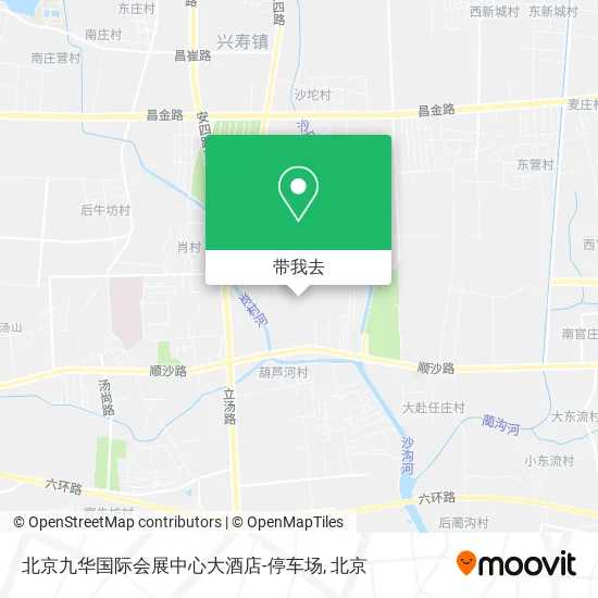 北京九华国际会展中心大酒店-停车场地图
