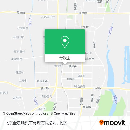 北京金建顺汽车修理有限公司地图
