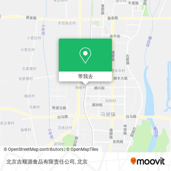 北京吉顺源食品有限责任公司地图
