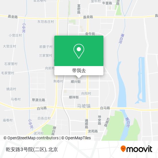 乾安路3号院(二区)地图