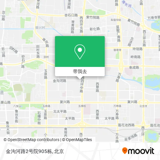 金沟河路2号院905栋地图