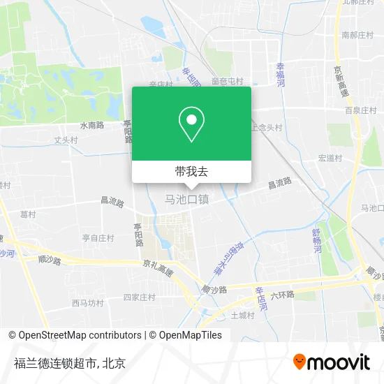 福兰德连锁超市地图