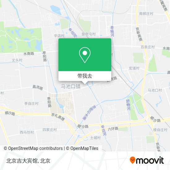 北京吉大宾馆地图