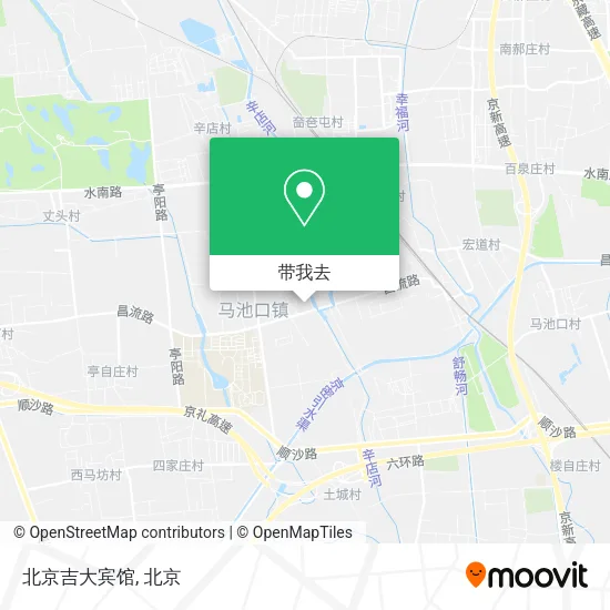 北京吉大宾馆地图