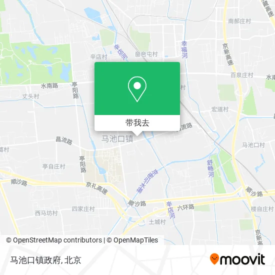 马池口镇政府地图