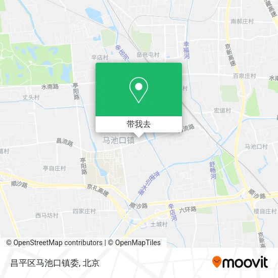 昌平区马池口镇委地图
