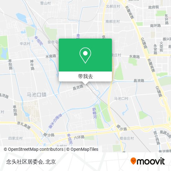 念头社区居委会地图