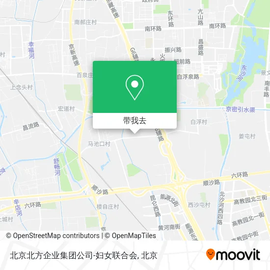 北京北方企业集团公司-妇女联合会地图