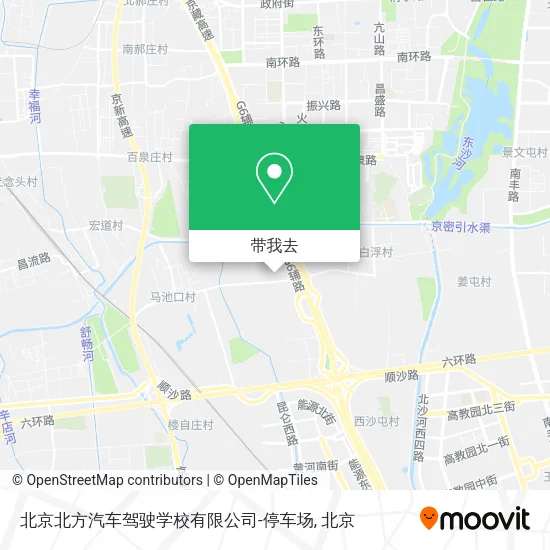 北京北方汽车驾驶学校有限公司-停车场地图