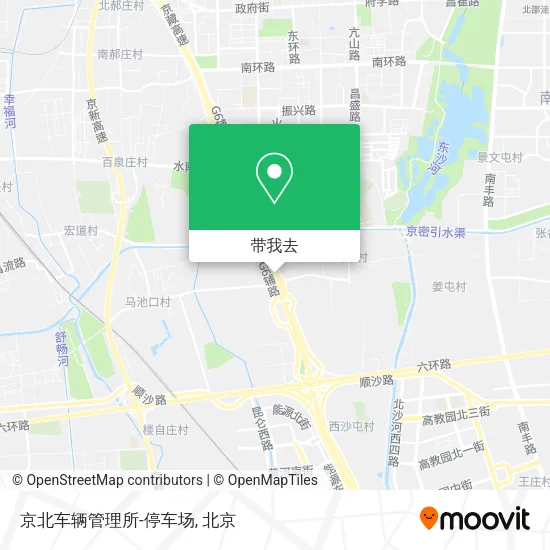 京北车辆管理所-停车场地图