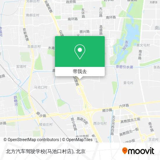 北方汽车驾驶学校(马池口村店)地图