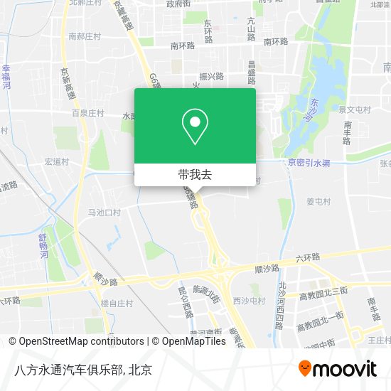 八方永通汽车俱乐部地图