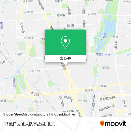 马池口交通大队事故组地图