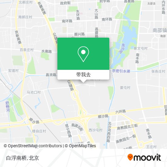 白浮南桥地图