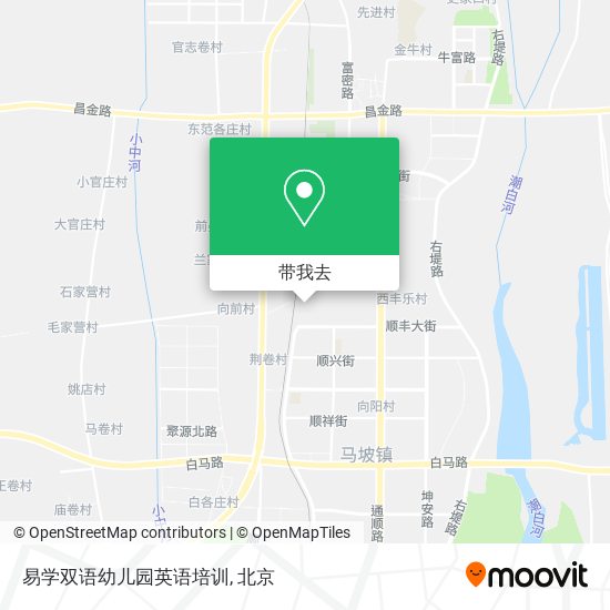 易学双语幼儿园英语培训地图