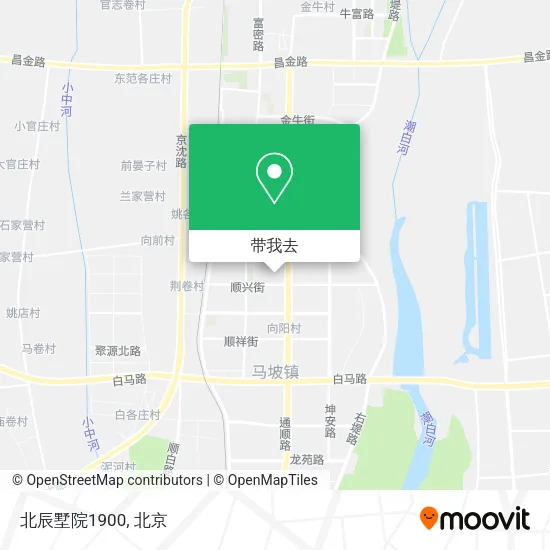 北辰墅院1900地图