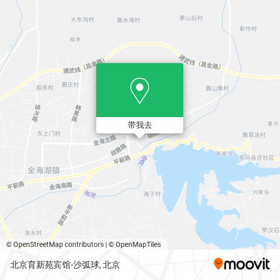 北京育新苑宾馆-沙弧球地图