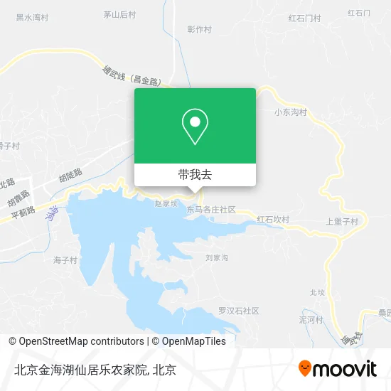 北京金海湖仙居乐农家院地图