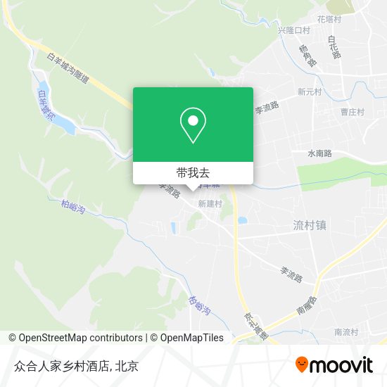 众合人家乡村酒店地图