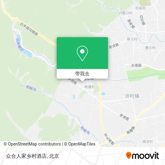 众合人家乡村酒店地图