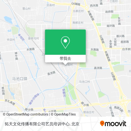 拓天文化传播有限公司艺员培训中心地图