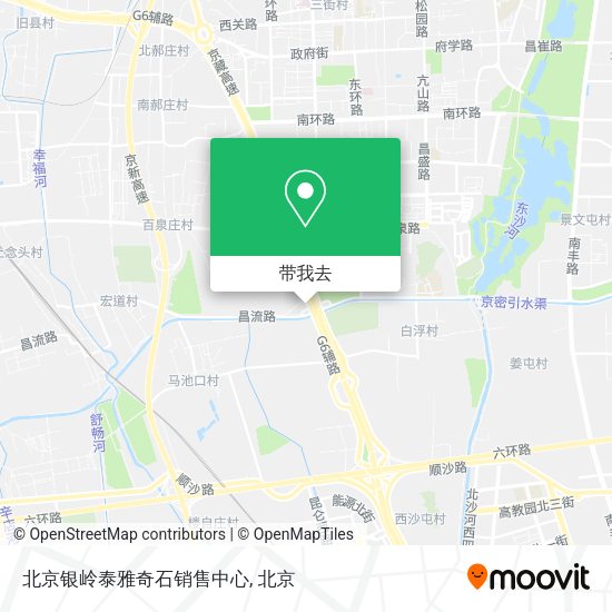北京银岭泰雅奇石销售中心地图