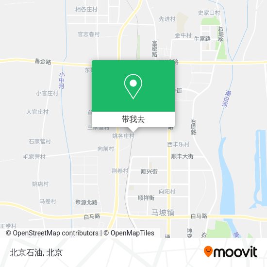 北京石油地图