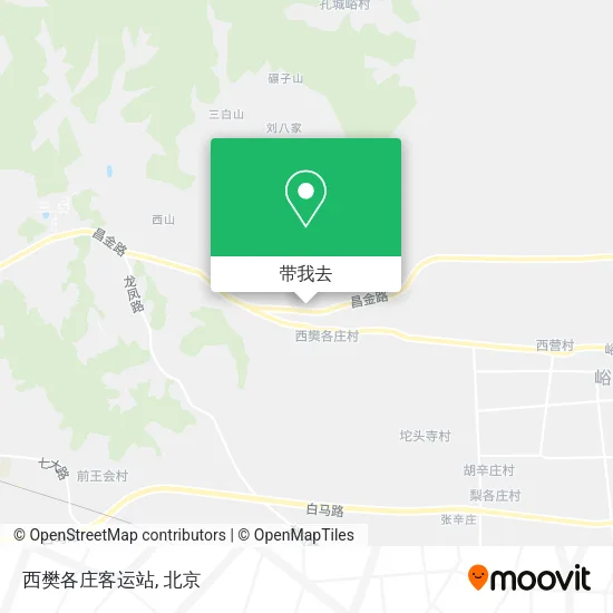 西樊各庄客运站地图