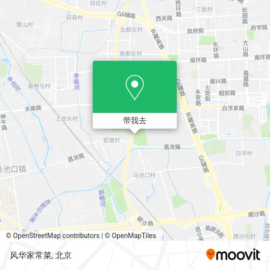 风华家常菜地图