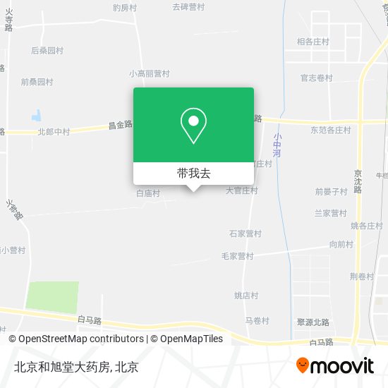北京和旭堂大药房地图