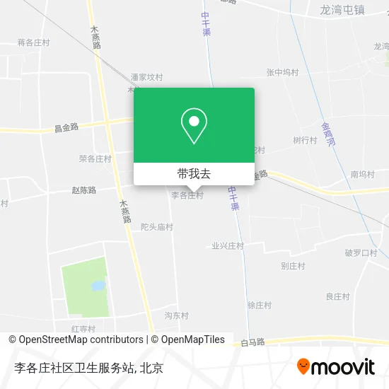 李各庄社区卫生服务站地图