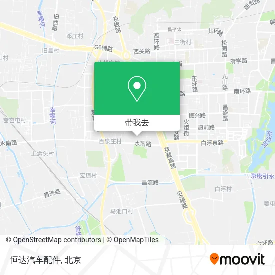 恒达汽车配件地图