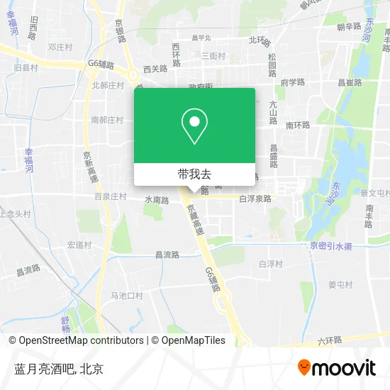 蓝月亮酒吧地图