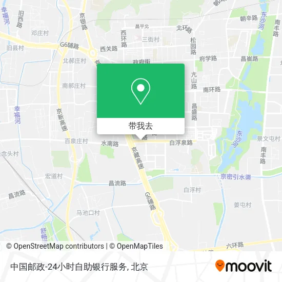 中国邮政-24小时自助银行服务地图