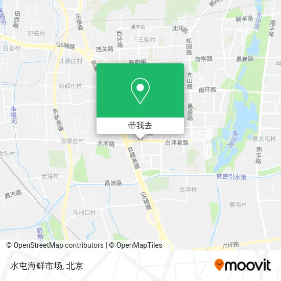 水屯海鲜市场地图
